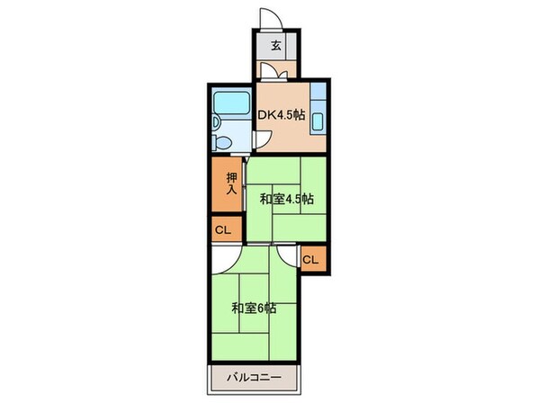 フォルテ大濠の物件間取画像